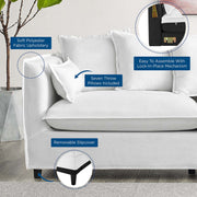 Modway EEI-4449 Avalon Slipcover Fabric Sofa