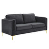 Modway EEI-4453 Kaiya Performance Velvet Sofa