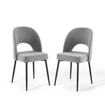 Modway Rouse Dining Side Chair Upholstered Fabric Set of 2