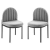 Modway Isla Dining Side Chair Upholstered Fabric Set of 2