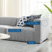Modway EEI-4514 Bartlett Upholstered Fabric 3-Piece Sofa