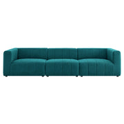 Modway EEI-4514 Bartlett Upholstered Fabric 3-Piece Sofa
