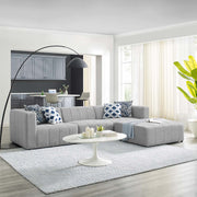 Modway EEI-4516 Bartlett Upholstered Fabric 4-Piece Sectional Sofa