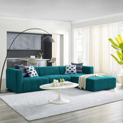 Modway EEI-4516 Bartlett Upholstered Fabric 4-Piece Sectional Sofa