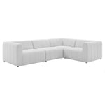 Modway EEI-4518 Bartlett Upholstered Fabric 4-Piece Sectional Sofa