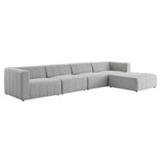 Modway EEI-4520 Bartlett Upholstered Fabric 5-Piece Sectional Sofa