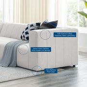 Modway EEI-4531 Bartlett Upholstered Fabric 5-Piece Sectional Sofa