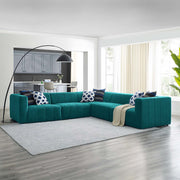 Modway EEI-4531 Bartlett Upholstered Fabric 5-Piece Sectional Sofa