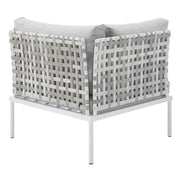 Modway EEI-4537 Harmony Sunbrella Basket Outdoor Aluminum Corner Chair