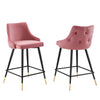 Modway Adorn Performance Velvet Counter Stool Set of 2