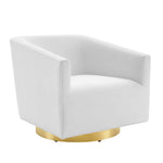 Modway EEI-4626 Twist Accent Lounge Performance Velvet Swivel Chair