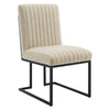 Modway EEI-4652 Indulge Channel Tufted Fabric Dining Chair