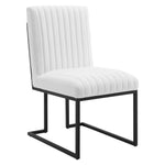 Modway EEI-4652 Indulge Channel Tufted Fabric Dining Chair