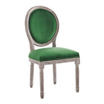 Modway EEI-4668 Emanate Vintage French Velvet Dining Side Chair