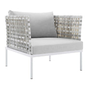 Modway EEI-4684 Harmony Basket Weave Patio Aluminum Seating Set