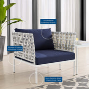 Modway EEI-4684 Harmony Basket Weave Patio Aluminum Seating Set
