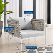 Modway EEI-4685 Harmony Basket Weave Outdoor Patio Seating Set