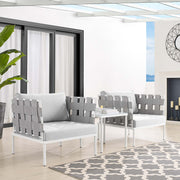 Modway EEI-4687 Harmony Sunbrella Outdoor Patio Aluminum Seating Set