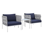 Modway EEI-4687 Harmony Sunbrella Outdoor Patio Aluminum Seating Set