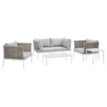 Modway EEI-4693 Harmony Sunbrella Basket Weave Patio Seating Set