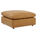 Modway EEI-4695 Commix Down Filled Overstuffed Vegan Leather Ottoman