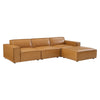 Modway Restore 4-Piece Vegan Leather Sectional Sofa