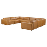 Modway Restore 8-Piece Vegan Leather Sectional Sofa