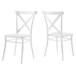 Modway EEI-4760 Gear Metal Dining Chairs - Set of 2