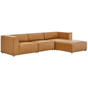 Modway EEI-4790 Mingle Vegan Leather Sofa and Ottoman Set