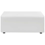 Modway EEI-4790 Mingle Vegan Leather Sofa and Ottoman Set