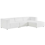 Modway EEI-4790 Mingle Vegan Leather Sofa and Ottoman Set