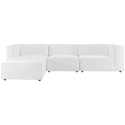 Modway EEI-4790 Mingle Vegan Leather Sofa and Ottoman Set