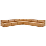 Modway EEI-4797 Mingle Vegan Leather 7-Piece Sectional Sofa