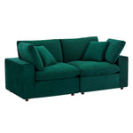 Modway EEI-4816 Commix Down Filled Overstuffed Performance Velvet Loveseat