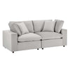 Modway EEI-4816 Commix Down Filled Overstuffed Performance Velvet Loveseat