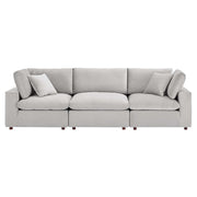 Modway EEI-4817 Commix Down Filled Overstuffed Velvet 3-Seater Sofa