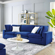 Modway EEI-4817 Commix Down Filled Overstuffed Velvet 3-Seater Sofa