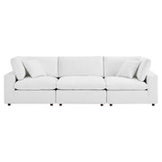 Modway EEI-4817 Commix Down Filled Overstuffed Velvet 3-Seater Sofa