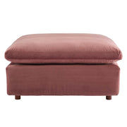 Modway EEI-4818 Commix Down Filled Overstuffed Velvet 4-Piece Sectional Sofa