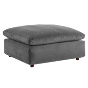Modway EEI-4818 Commix Down Filled Overstuffed Velvet 4-Piece Sectional Sofa