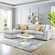 Modway EEI-4818 Commix Down Filled Overstuffed Velvet 4-Piece Sectional Sofa
