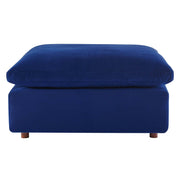 Modway EEI-4818 Commix Down Filled Overstuffed Velvet 4-Piece Sectional Sofa