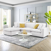 Modway EEI-4818 Commix Down Filled Overstuffed Velvet 4-Piece Sectional Sofa