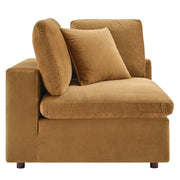 Modway EEI-4820 Commix Down Filled Overstuffed Velvet 5-Piece Sectional Sofa
