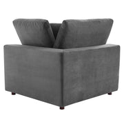 Modway EEI-4820 Commix Down Filled Overstuffed Velvet 5-Piece Sectional Sofa