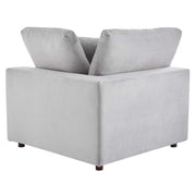 Modway EEI-4820 Commix Down Filled Overstuffed Velvet 5-Piece Sectional Sofa