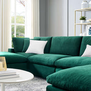 Modway EEI-4821 Commix Down Filled Overstuffed Velvet 6-Piece Sectional Sofa