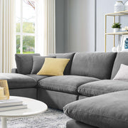 Modway EEI-4821 Commix Down Filled Overstuffed Velvet 6-Piece Sectional Sofa