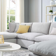 Modway EEI-4821 Commix Down Filled Overstuffed Velvet 6-Piece Sectional Sofa