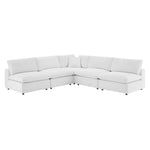 Modway EEI-4822 Commix Down Filled Overstuffed Velvet 5-Piece Sectional Sofa